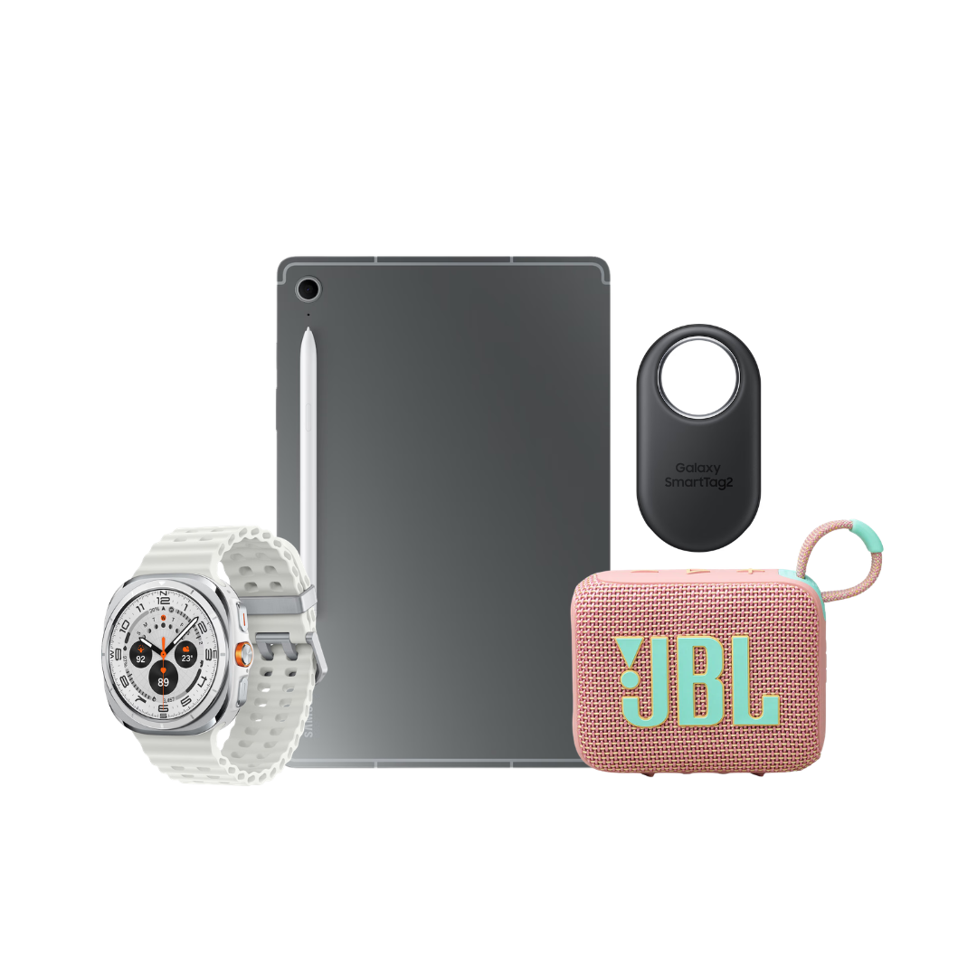 [Bundle] Samsung Galaxy Tab S10 FE 10.9" Wifi + Galaxy Watch Ultra + JBL Harman Go4 Portable BT Speaker  + Galaxy SmartTag2