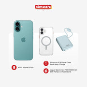 iPhone 16 Plus + Skinarma Case + Jaguar Electronics Powerbank Bundle