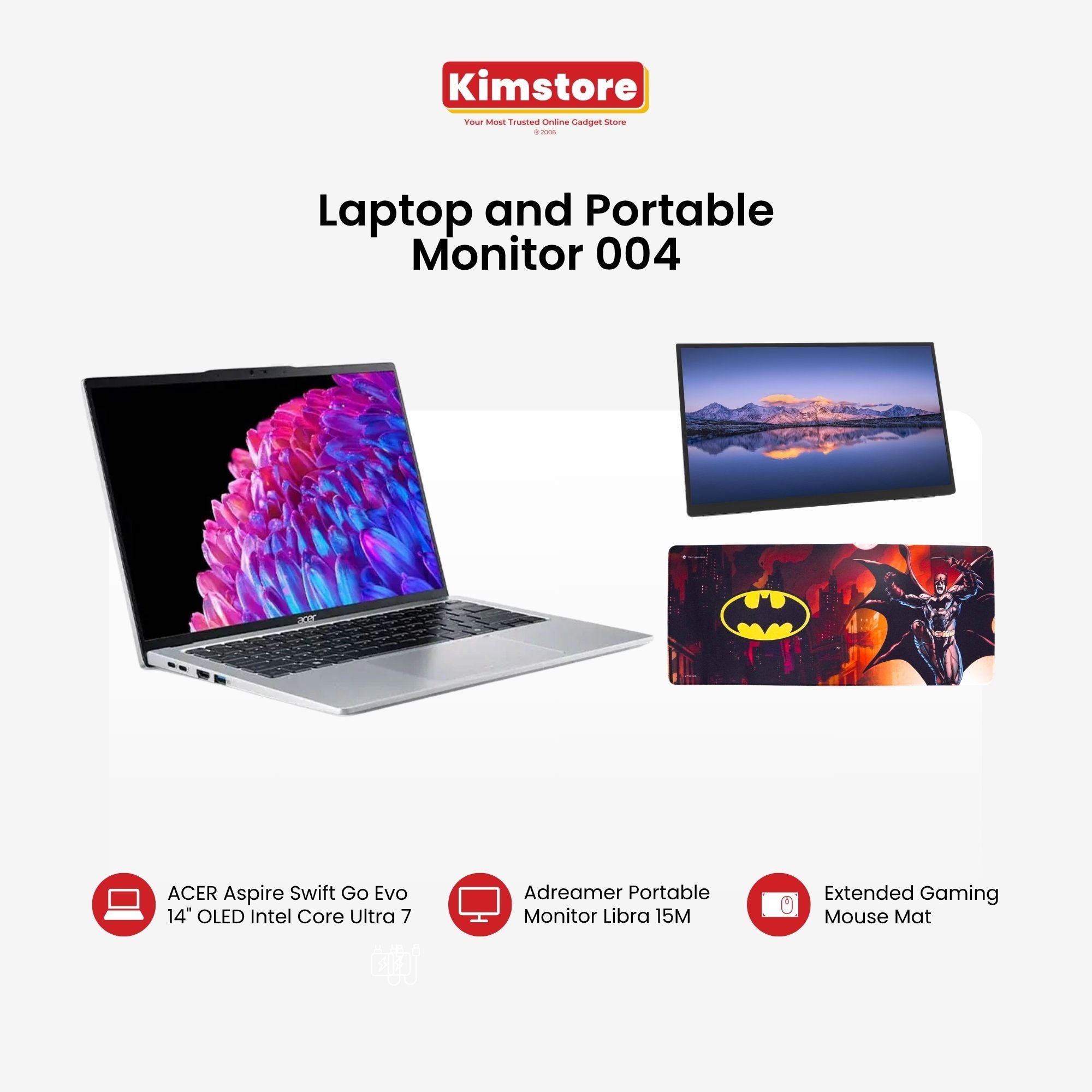 [with FREEBIE] [Bundle] Laptop and Portable Monitor