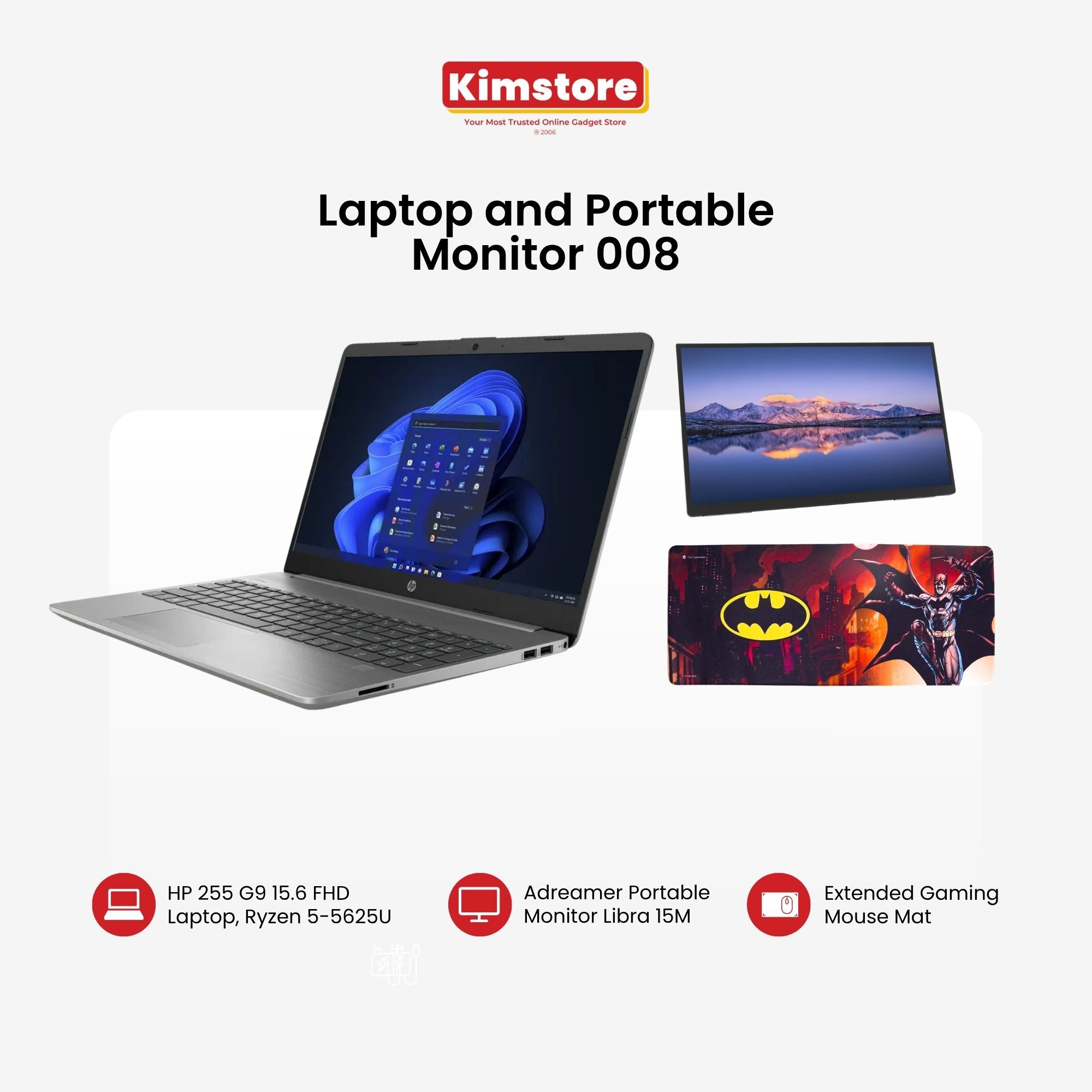 [with FREEBIE] [Bundle] Laptop and Portable Monitor
