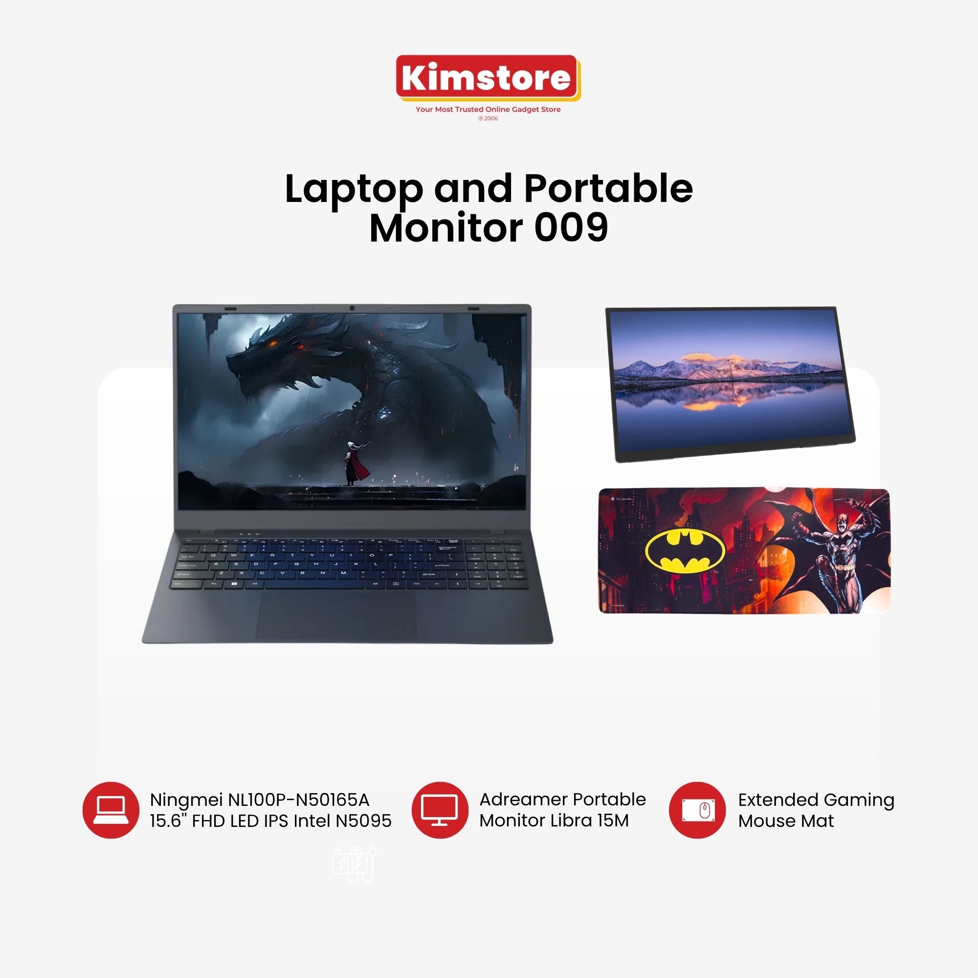 [with FREEBIE] [Bundle] Laptop and Portable Monitor