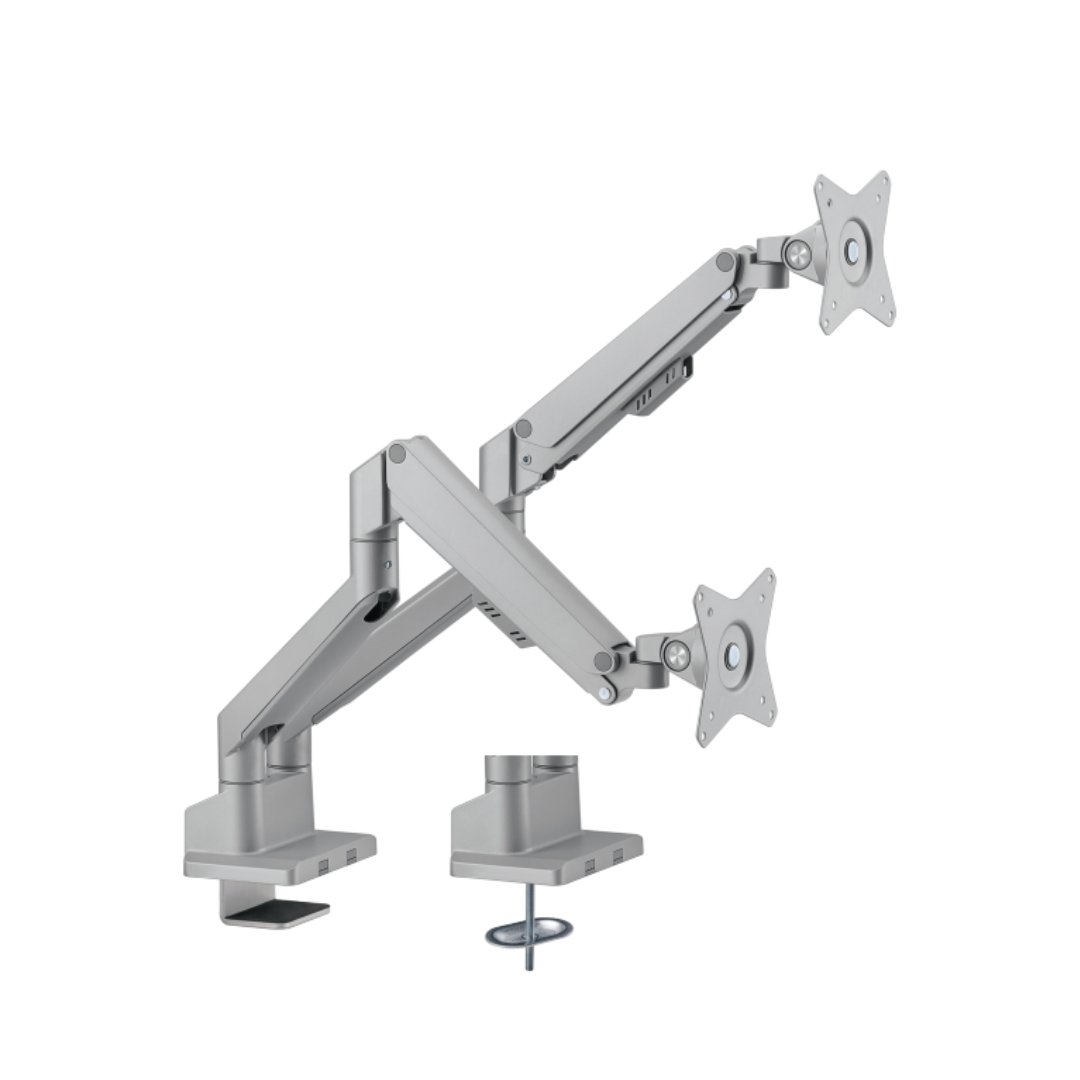 Brateck LDT62-C024 Dual Monitor Thin Gas Spring Monitor Arm [Pre-Order]