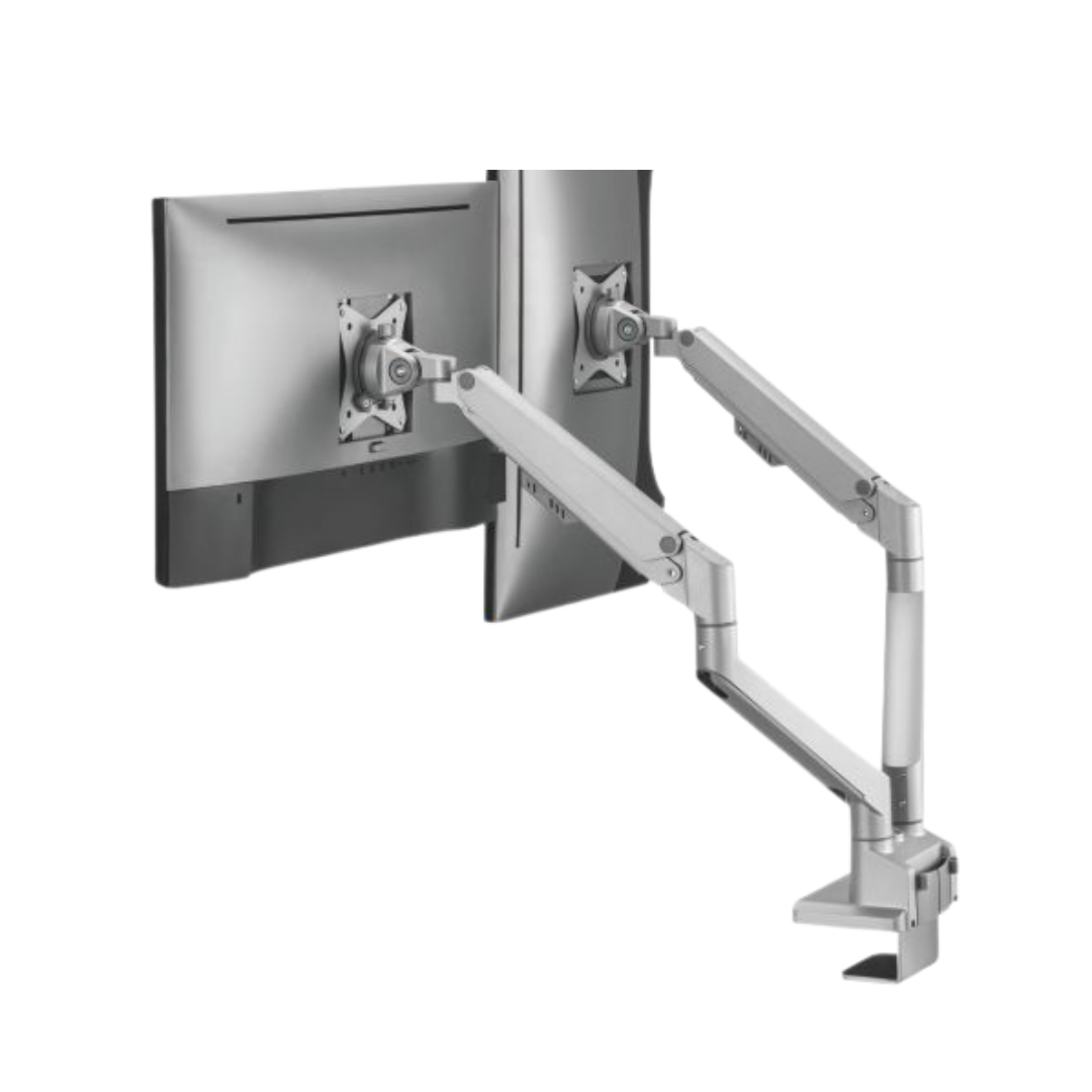 Brateck LDT62-C024 Dual Monitor Thin Gas Spring Monitor Arm [Pre-Order]