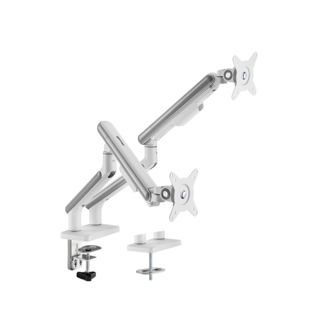 Brateck LDT68-C024 Dual-Monitor NEO Slim Mechanical Spring Monitor Arm [Pre-Order]