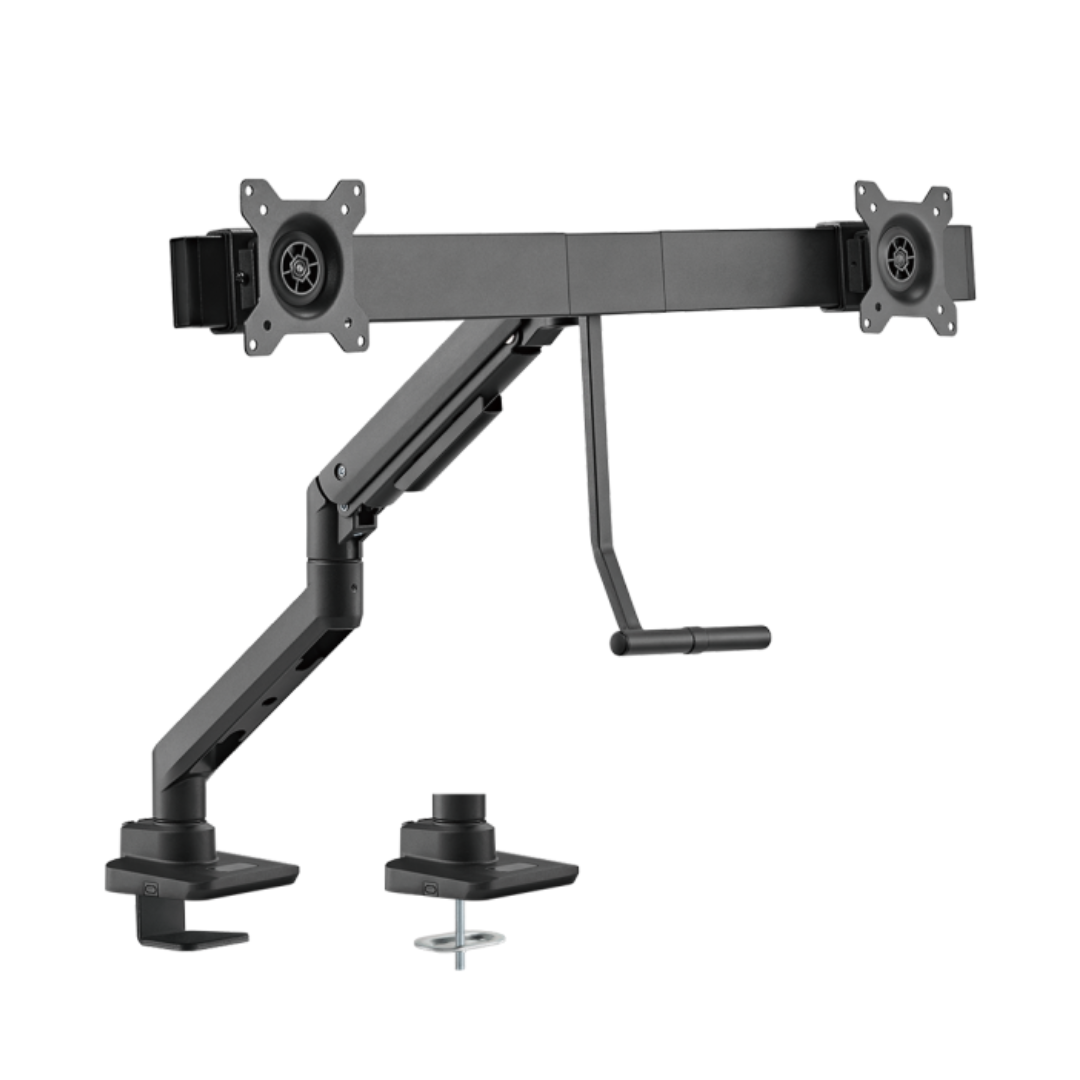Brateck LDT69-C022 Heavy-Duty Gas Spring Dual Monitor Arm [Pre-Order]