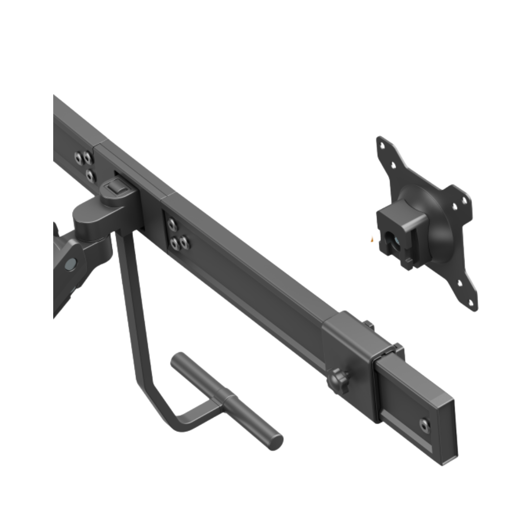 Brateck LDT69-C022 Heavy-Duty Gas Spring Dual Monitor Arm [Pre-Order]