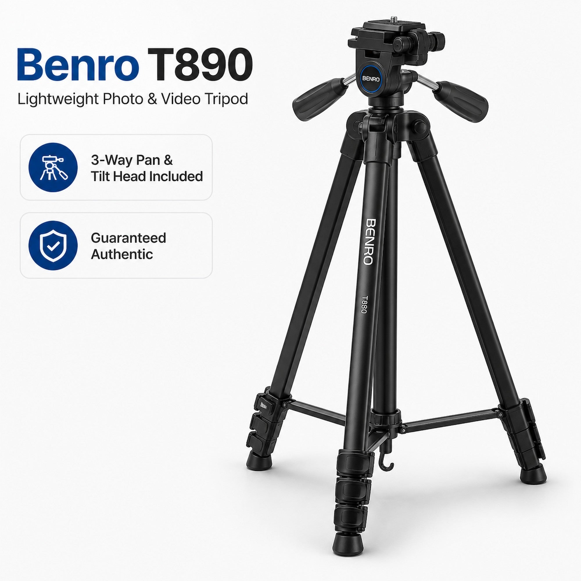 Benro T890 Aluminum Tripod [Pre-Order]