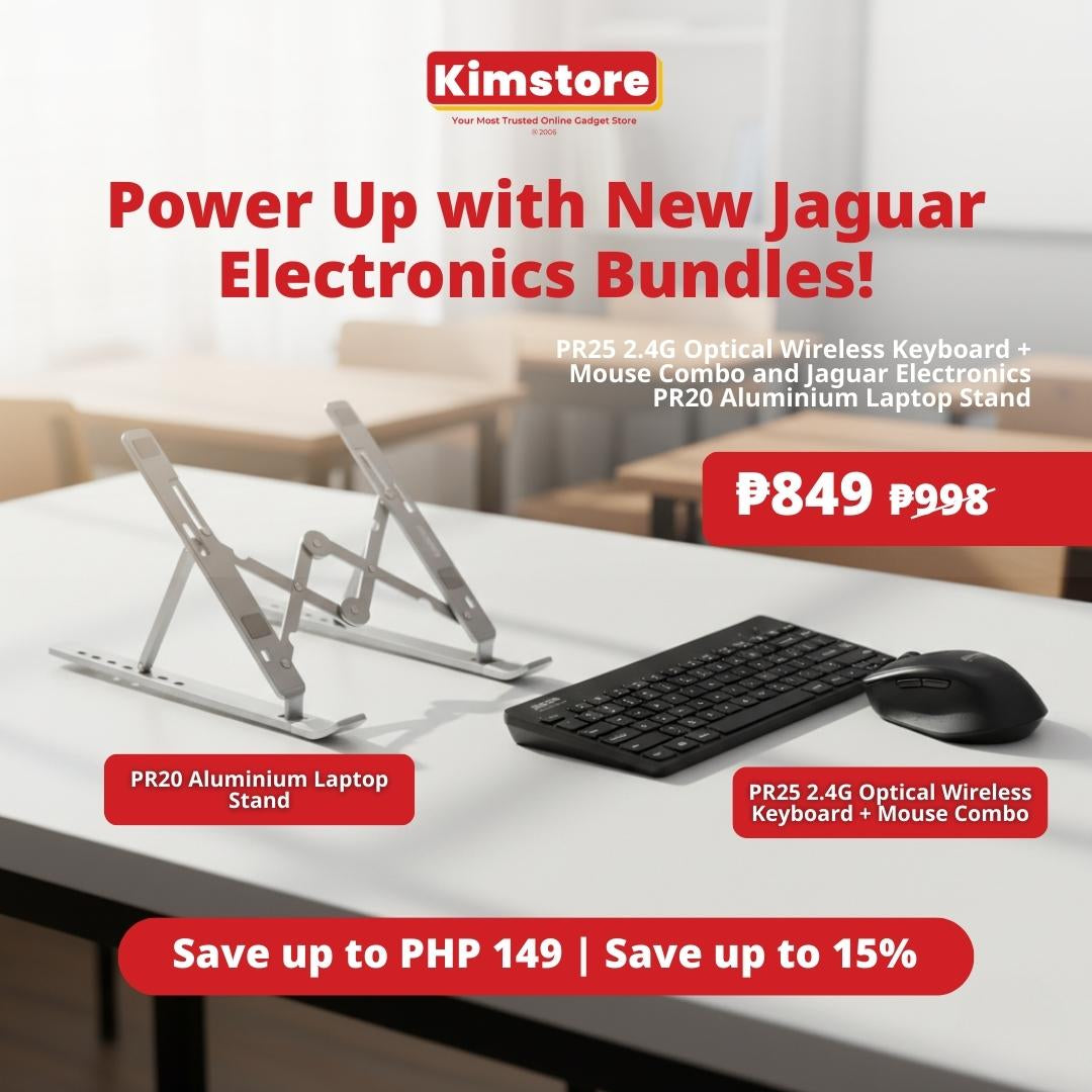 [Bundle] Jaguar Electronics PR25 2.4G Optical Wireless Keyboard and Mouse Combo