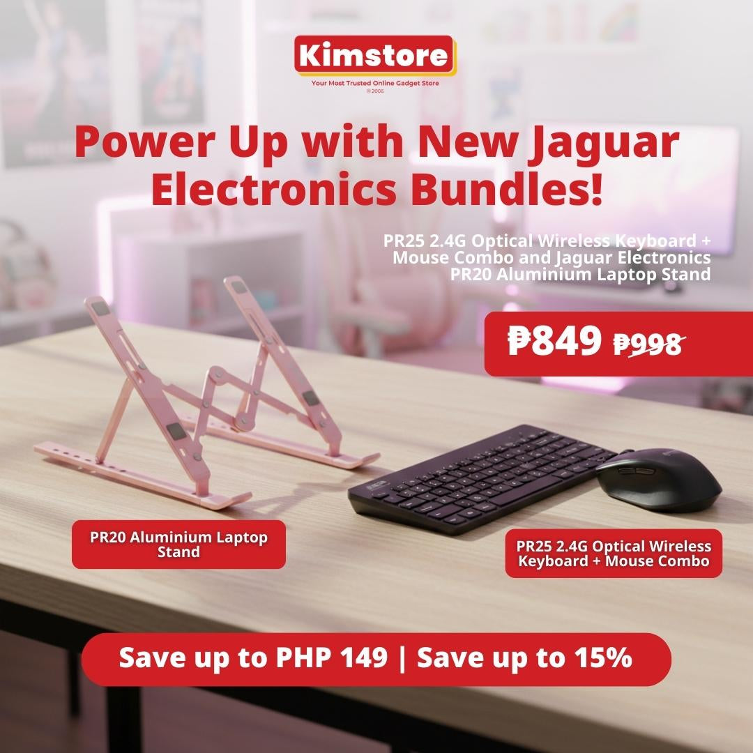 [Bundle] Jaguar Electronics PR25 2.4G Optical Wireless Keyboard and Mouse Combo