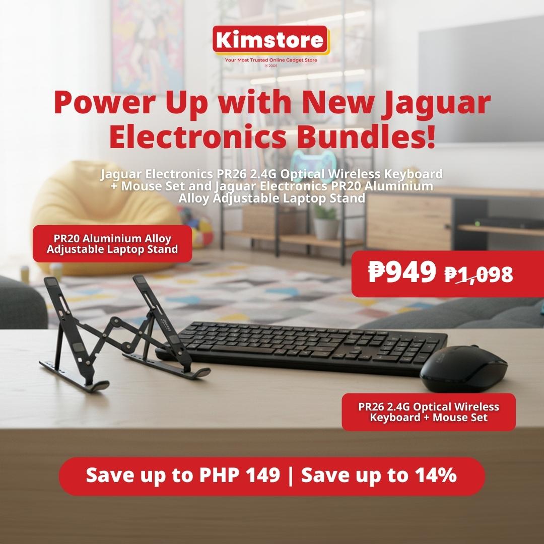 [Bundle] Jaguar Electronics PR26 2.4G Optical Wireless Keyboard and Mouse Set