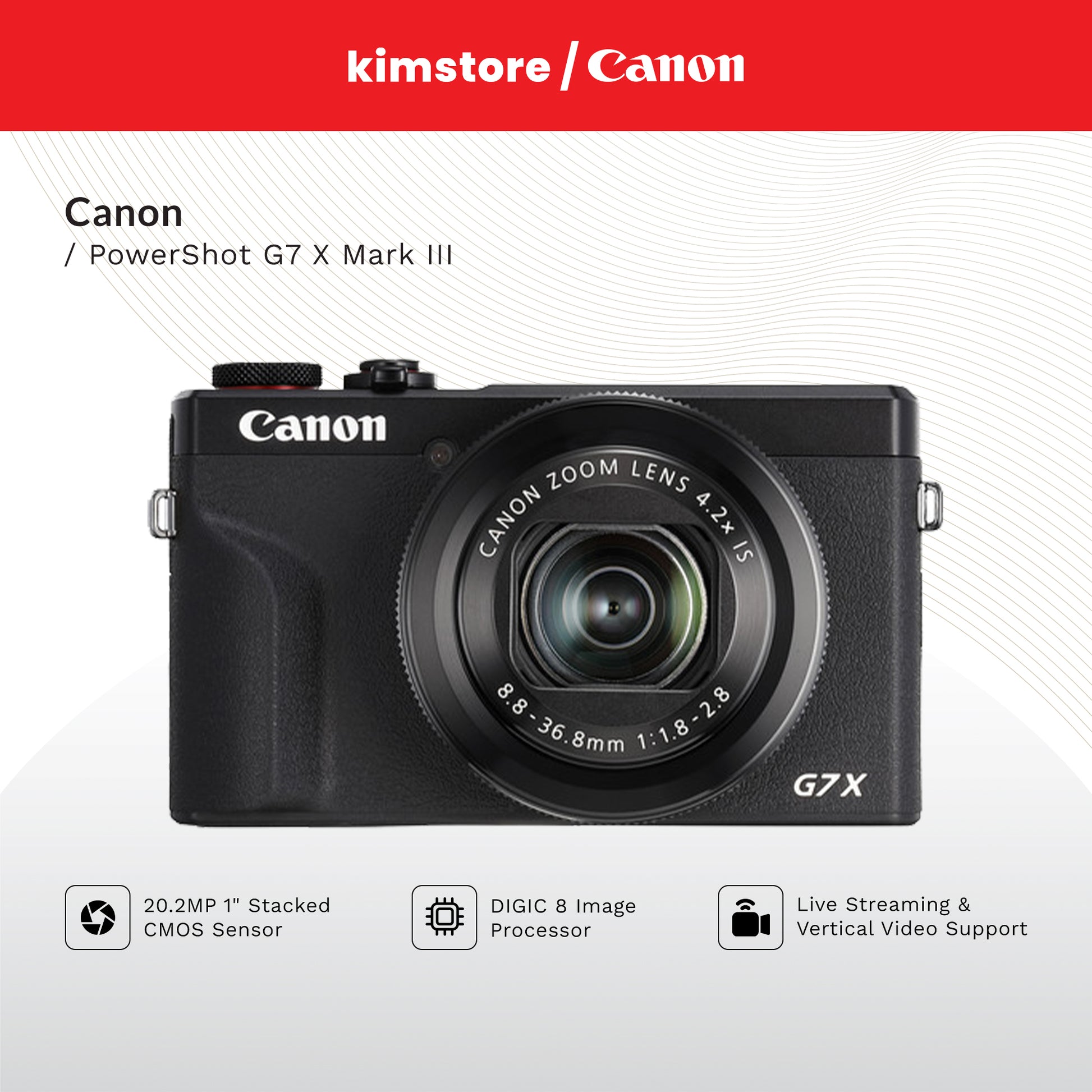 canon powershot g7x mark iii black