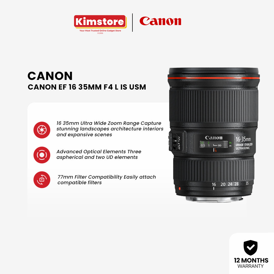 Canon EF 16-35mm f/4 L IS USM [Pre-Order]