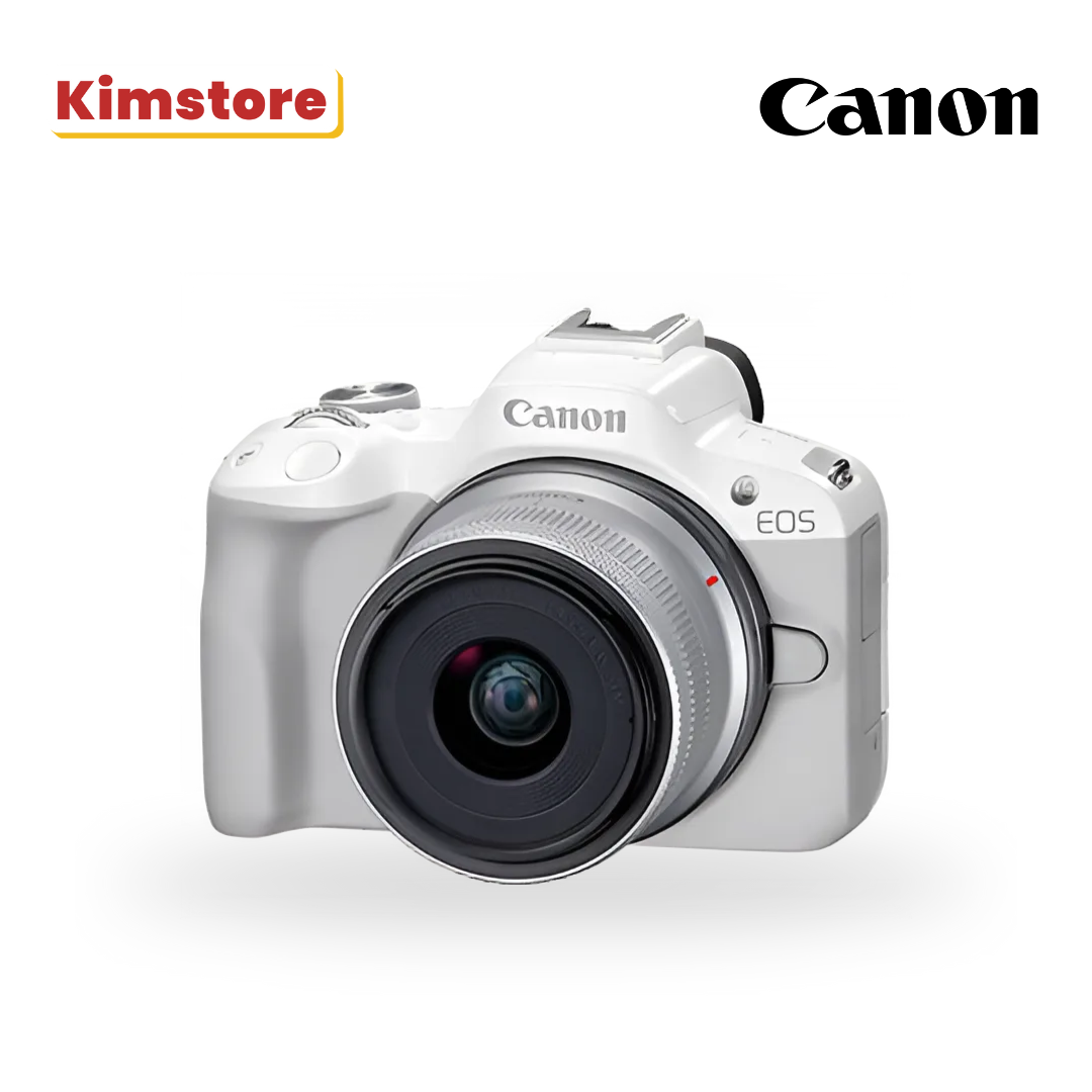 Discount on Canon  shoes - SKU: Canon Eos R50 Kit With Rf-S 18-45mm F/4.5-6.3 Is Stm [Pre-Order] - White