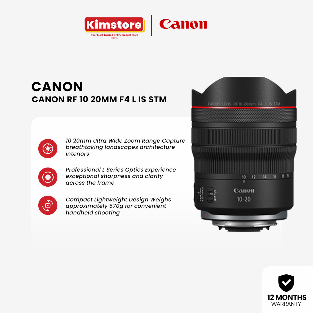 Canon RF 10-20mm f/4 L IS STM [Pre-Order]