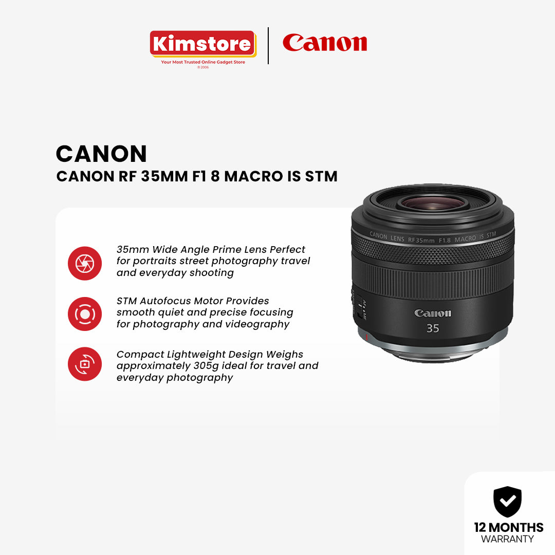 Canon RF 35mm f/1.8 Macro IS STM [Pre-Order]