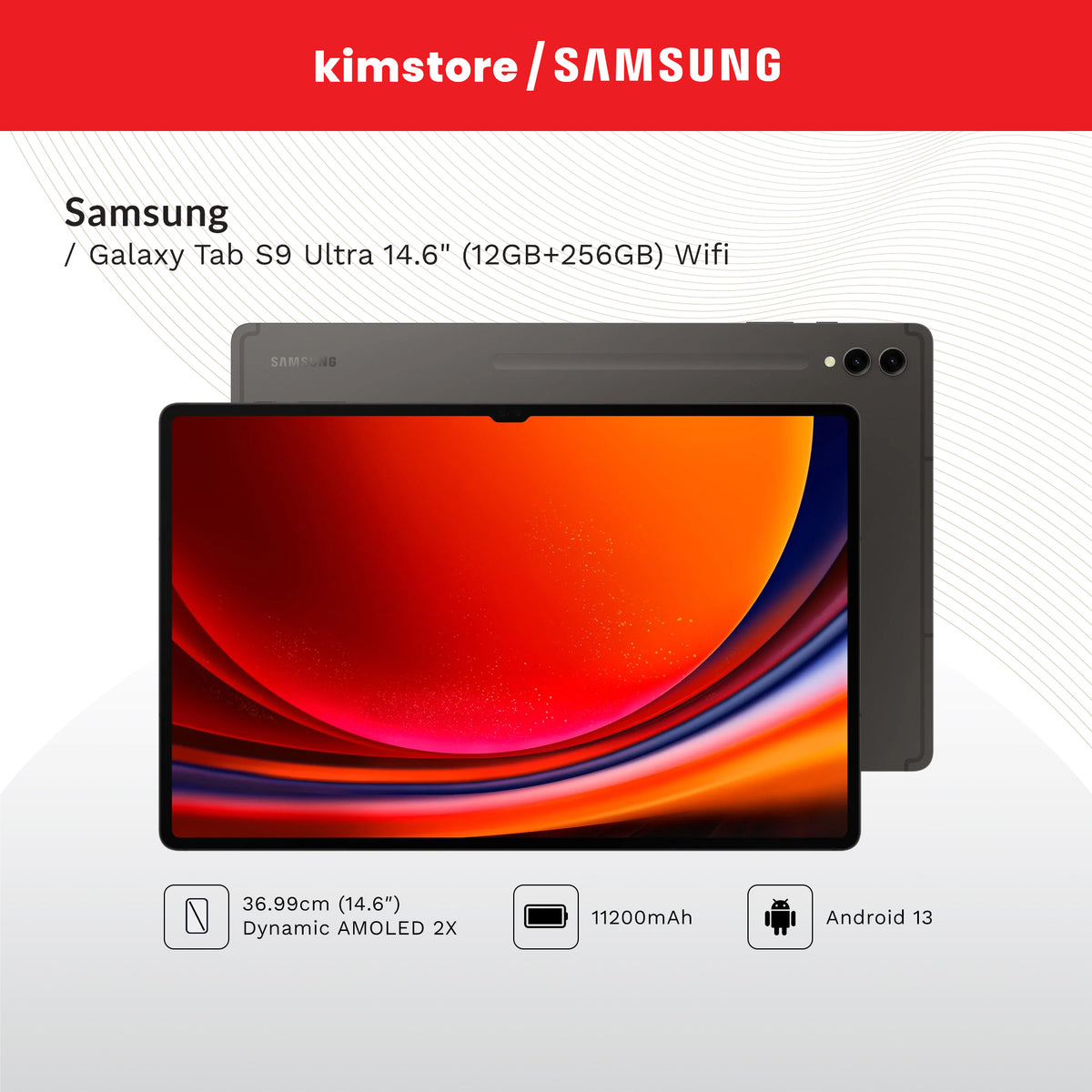 SAMSUNG Galaxy Tab S9 Ultra WiFi (X910)