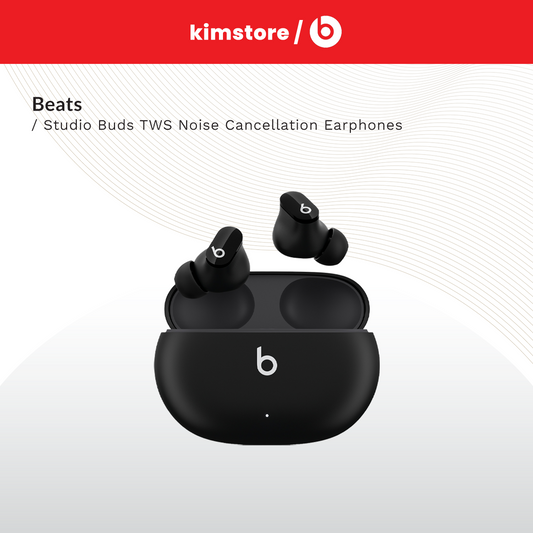 BEATS Studio Buds T Wireless Noise Cancellation Earphones - Black