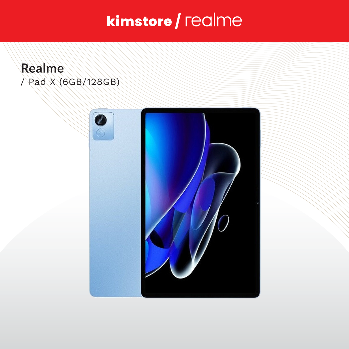 Discount on Realme  shoes - SKU: Realme Pad X - Blue / 6gb/128gb
