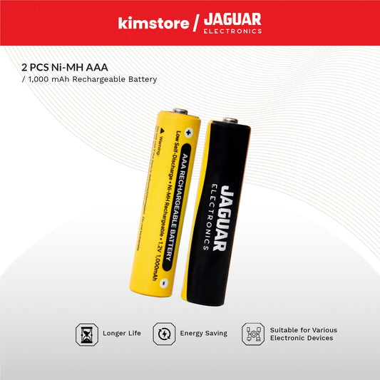 Jaguar Electronics 2pcs Ni-MH Rechargeable Battery