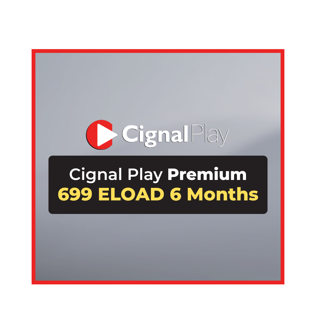 Cignal Play Premium E-Load