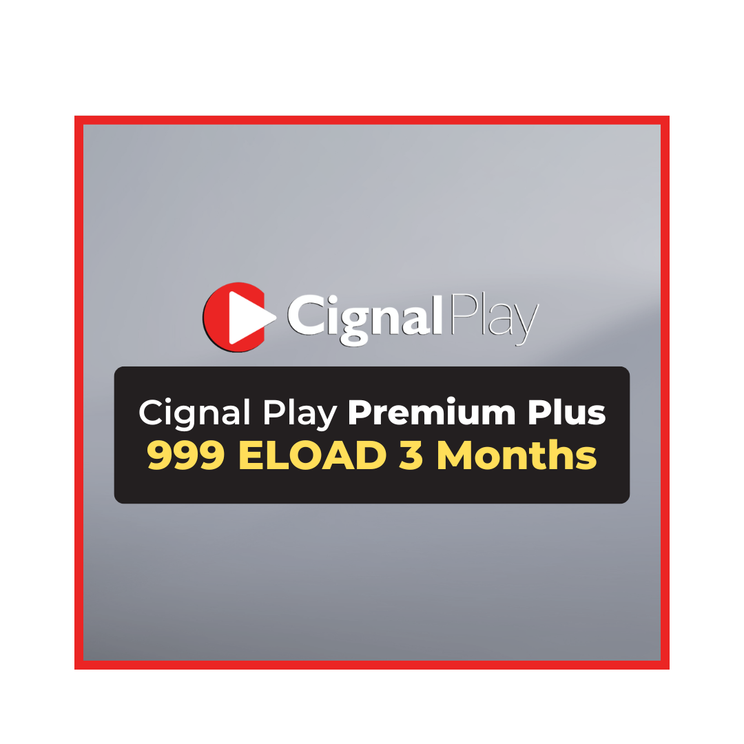 Cignal Play Premium Plus E-Load