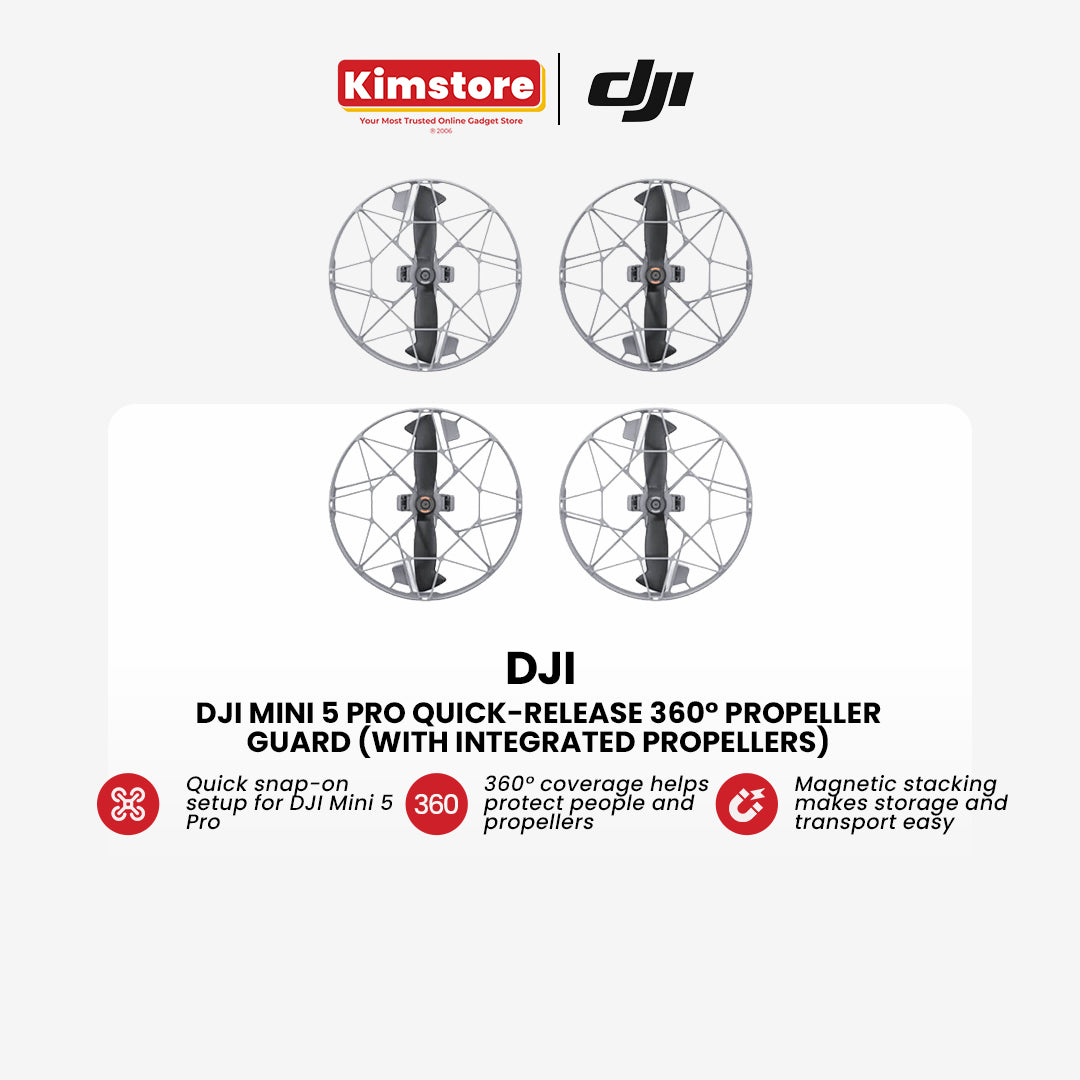 DJI Mini 5 Pro Quick-Release 360° Propeller Guard (with Integrated Propellers) [Pre-Order]