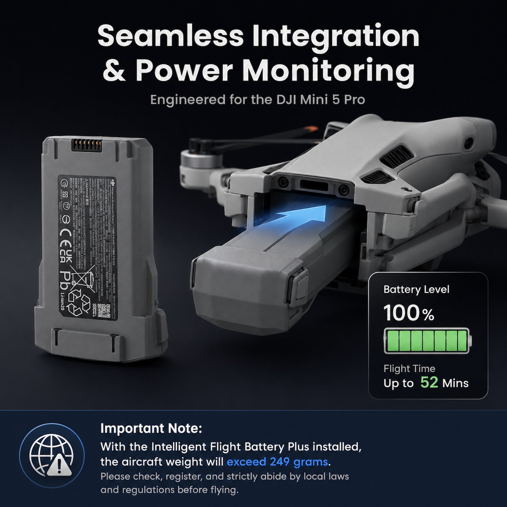 DJI Mini 5 Pro Intelligent Flight Battery Plus [Pre-Order]