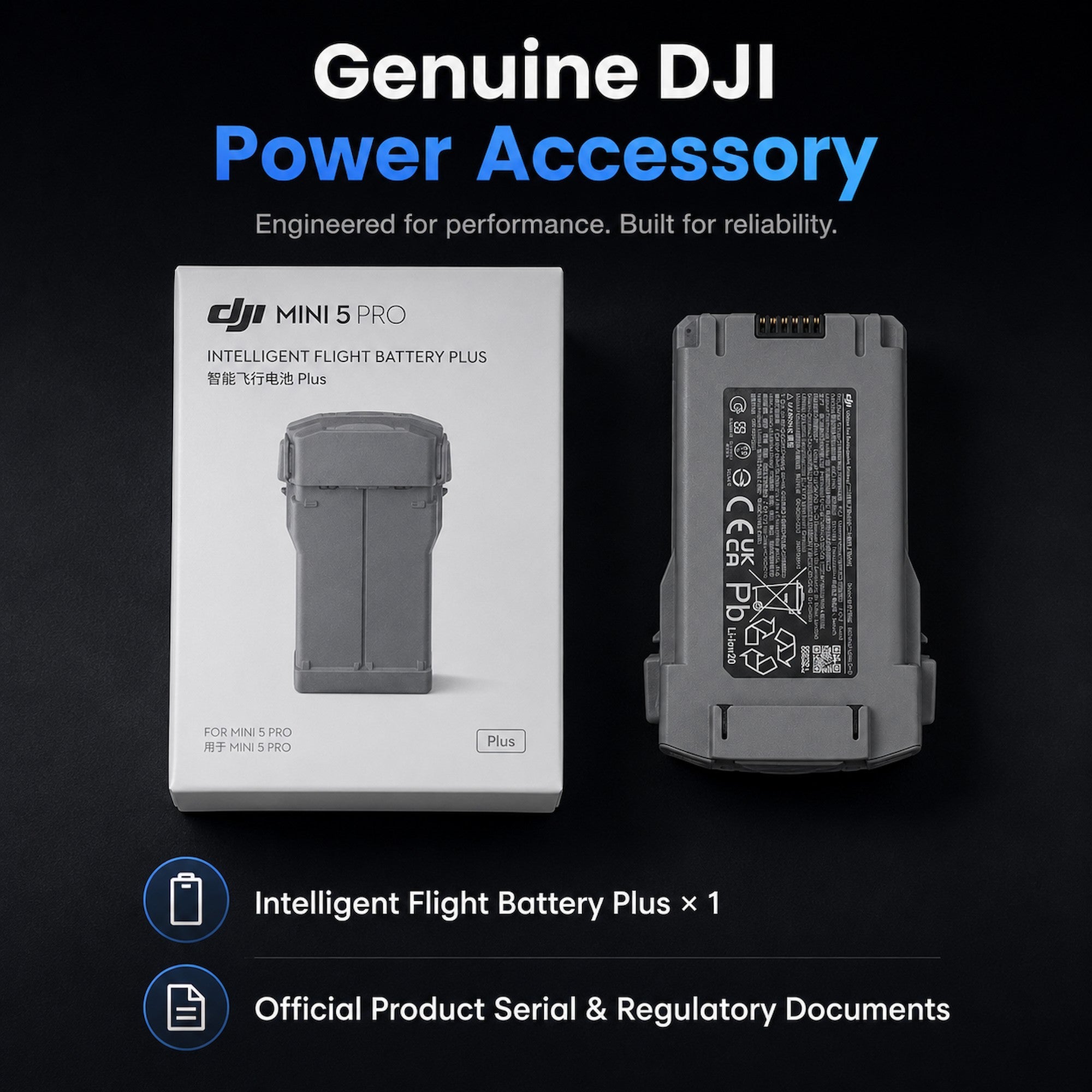 DJI Mini 5 Pro Intelligent Flight Battery Plus [Pre-Order]