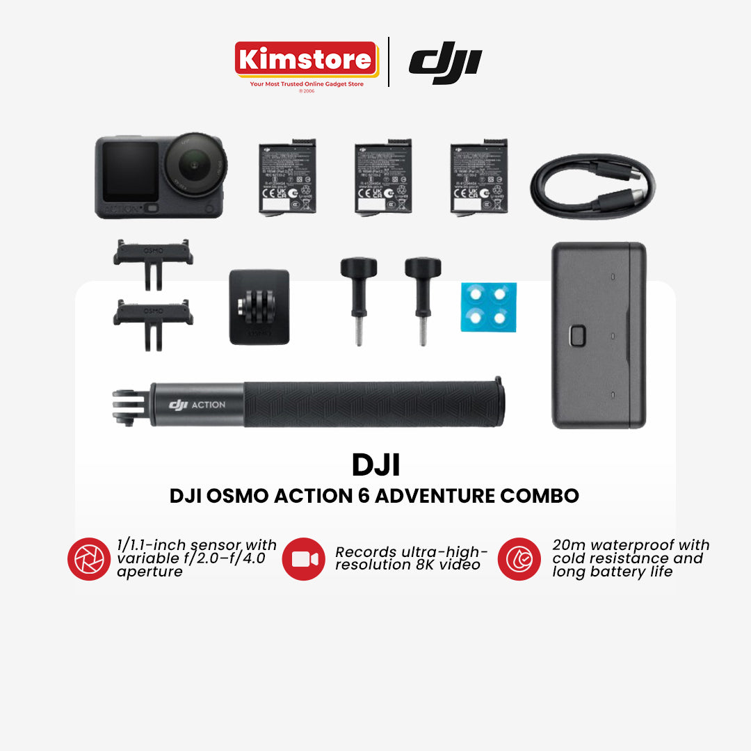 DJI Osmo Action 6 Combo [Pre-Order]