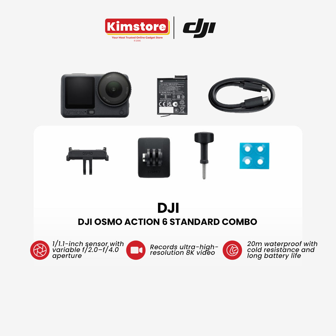 DJI Osmo Action 6 Combo [Pre-Order]