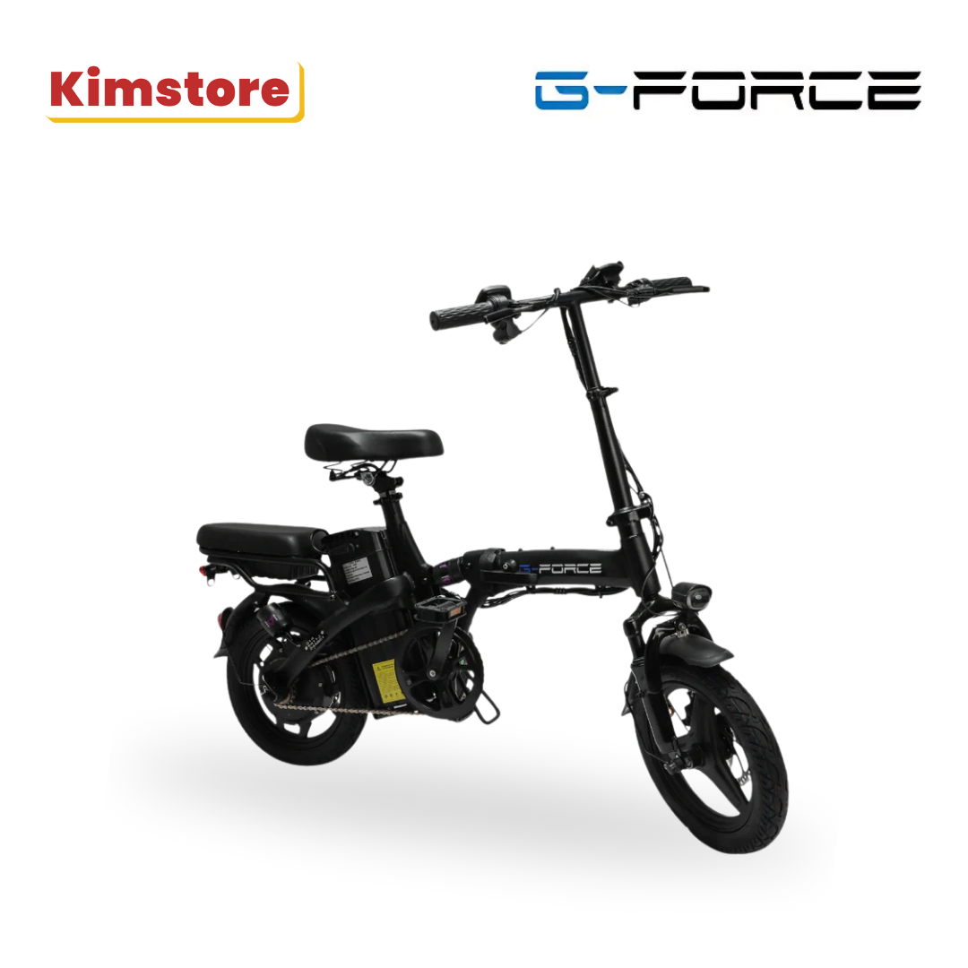 Kimstore g force c14 foldable two seater electric bike black – KIMSTORE