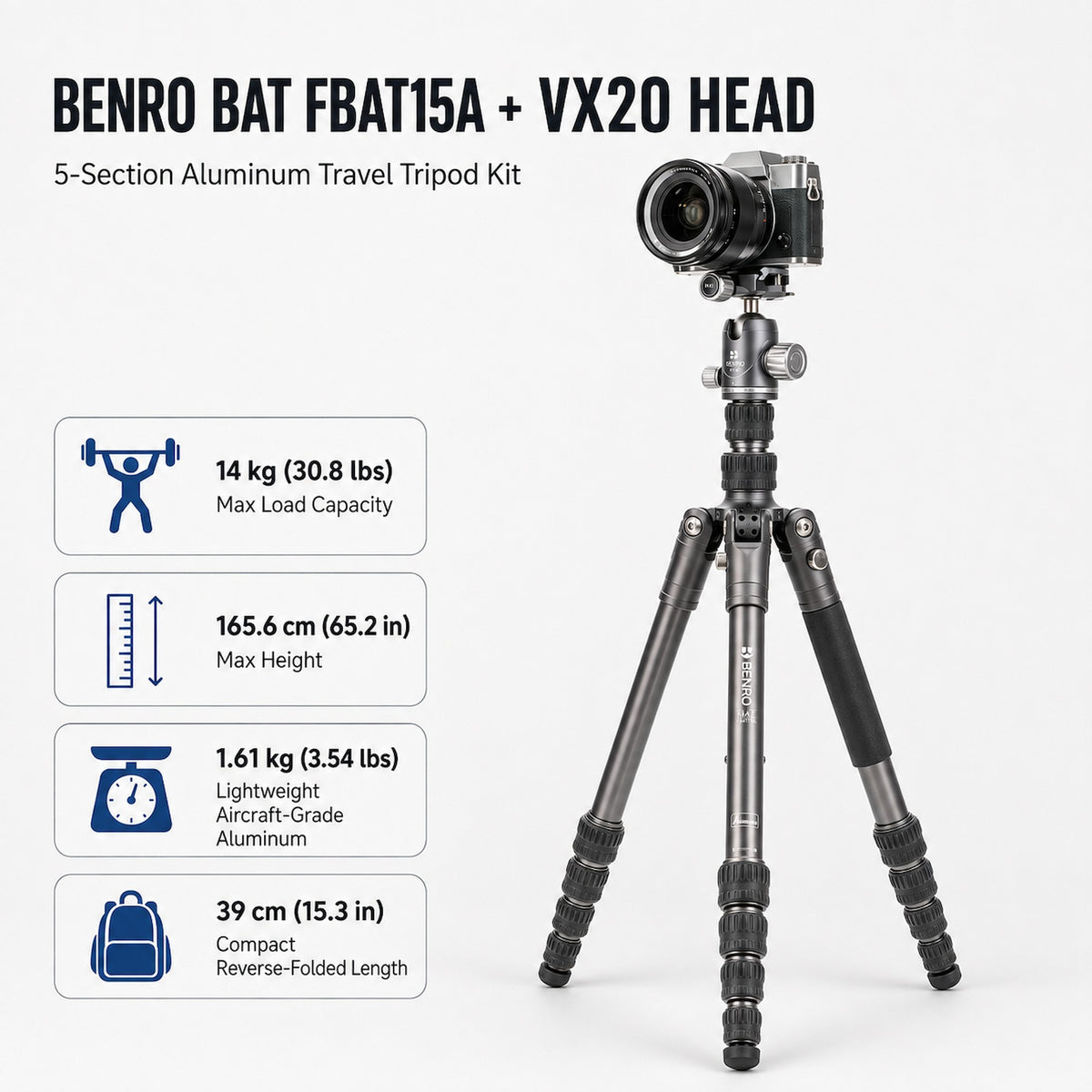 Benro FBAT15AVX20 Aluminum Head [Pre-Order]