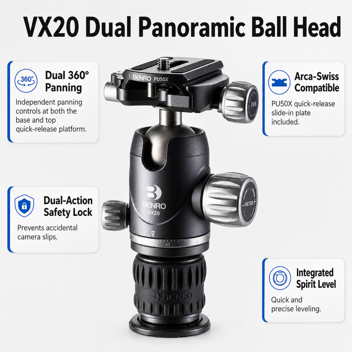 Benro FBAT15AVX20 Aluminum Head [Pre-Order]