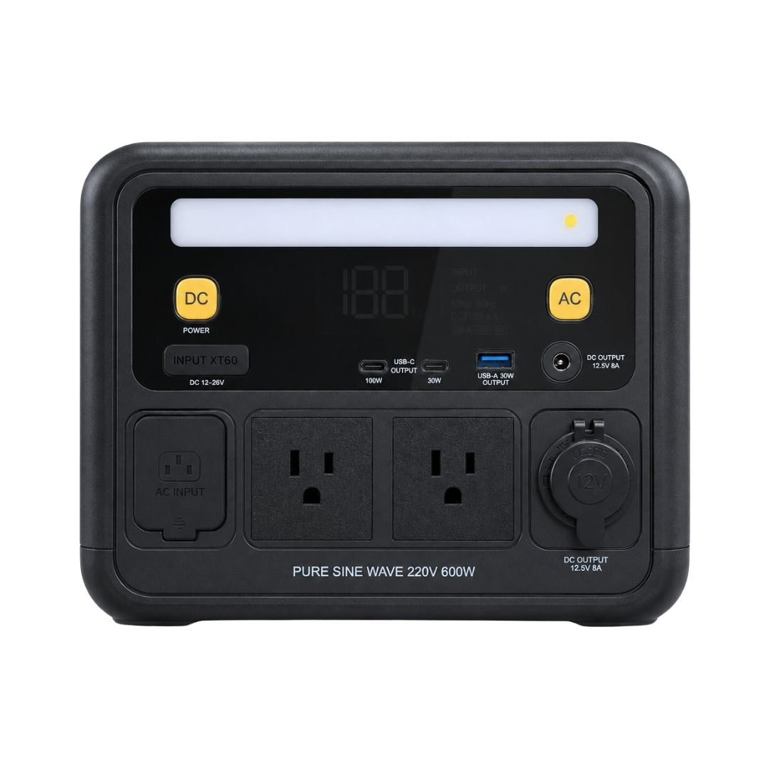 Vtoman Jump 600X 268Wh/600W Portable Power Station with 2 AC Outlets