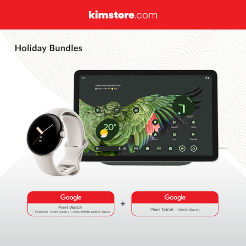 Holiday Bundle: Google Pixel Watch and Google Pixel Tablet (128GB)