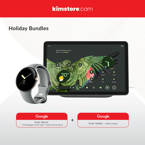 Holiday Bundle: Google Pixel Watch and Google Pixel Tablet (128GB)