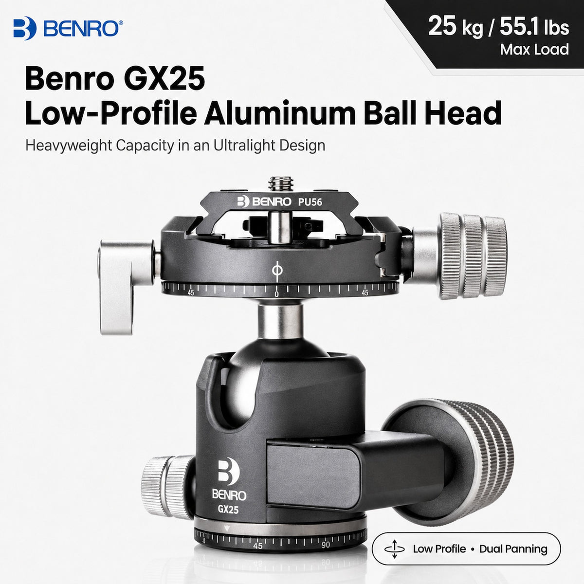 Benro GX25 Aluminum Head [Pre-Order]