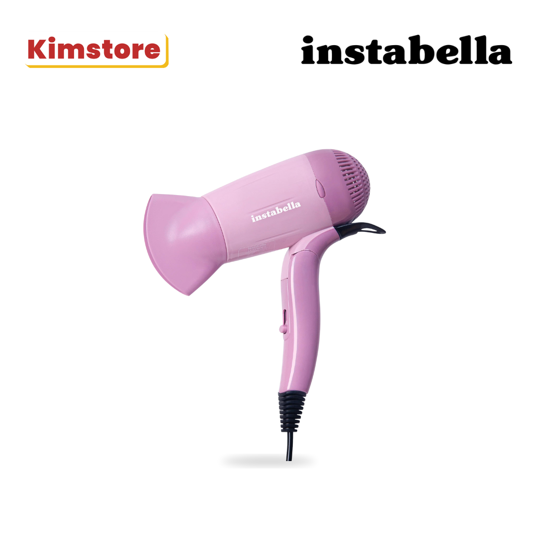 instabella lustrous fold and go hair blow dryer hd 302 plum purple