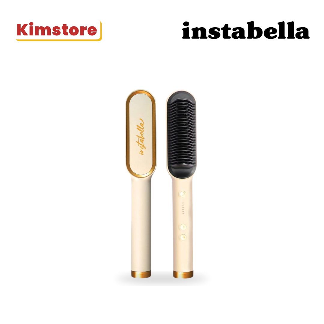 instabella fantasia 2 in 1 professional straightening & curling comb hb 476 juniper jade