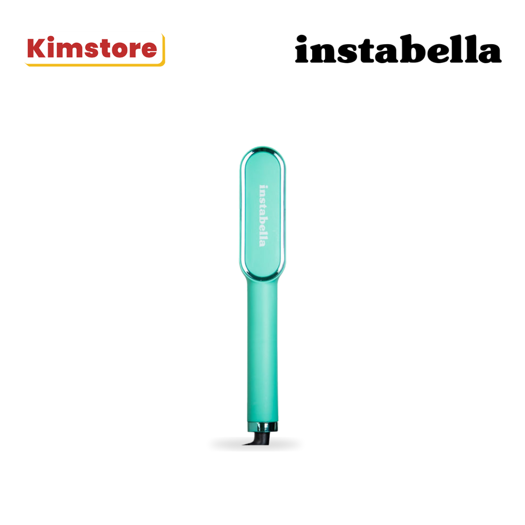 instabella fantasia 2 in 1 professional straightening & curling comb hb 476 pistachio blue