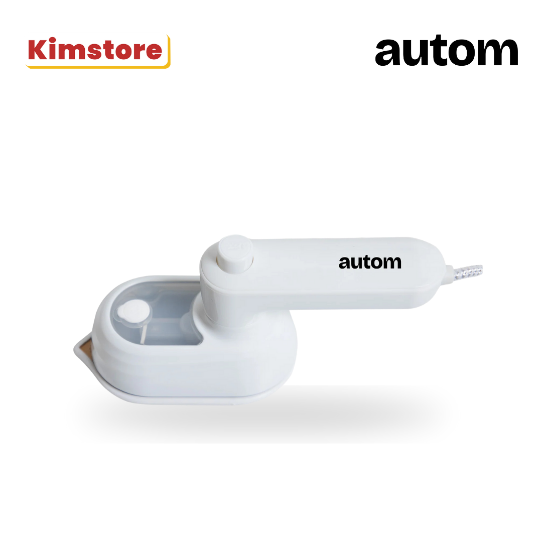 automat portable handheld garment steamer white