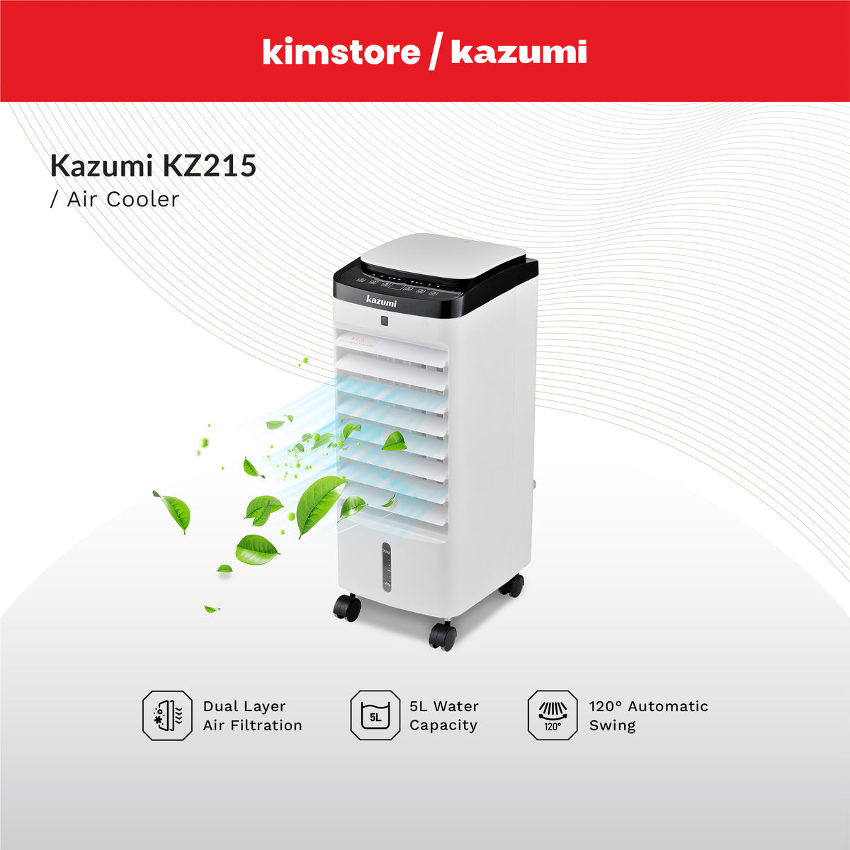 [BROWN BOX] KAZUMI KZ215 Air Cooler