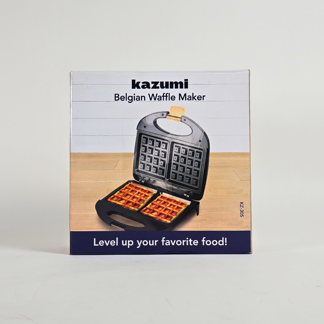 Kazumi KZ-305 Belgian Waffle Maker - White
