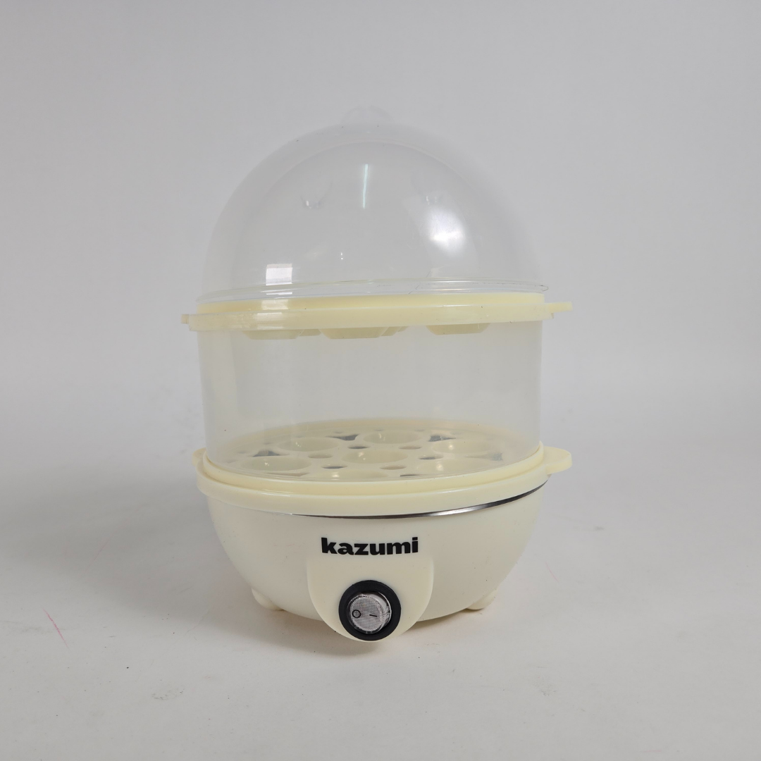 Kazumi KZ-100 Multi-Functional Electric Steamer 2 Layers 350W - Ivory White
