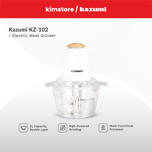 [BROWN BOX] Kazumi KZ-102 Electric Meat Grinder 2L 300W