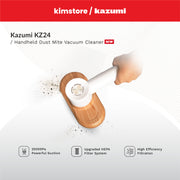 kazumi kz24 dust mite vacuum cleaner with coastal wood accent white