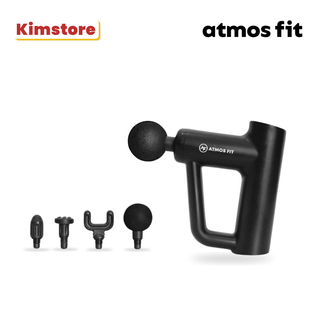 atmos fit physiocare recharge deep tissue massager gun pink