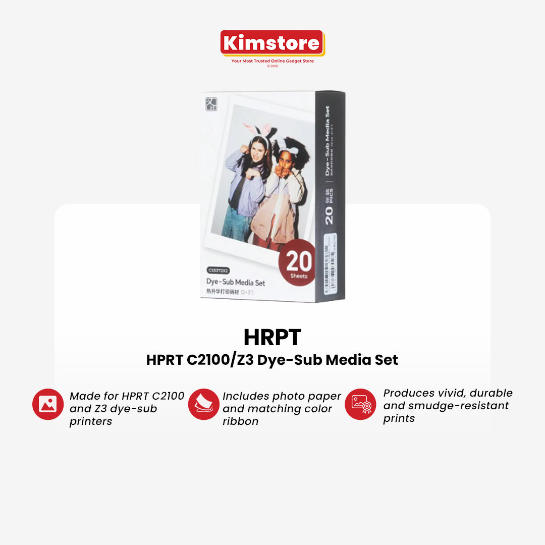 HPRT C2100/Z3 Dye-Sub Media Set [Pre-Order]