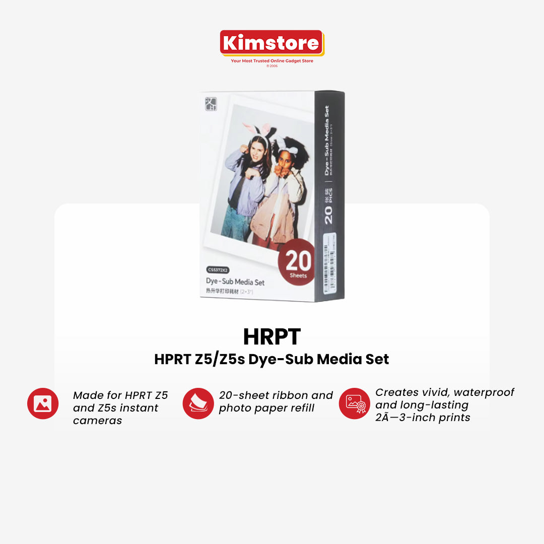 HPRT Z5/Z5s Dye-Sub Media Set [Pre-Order]