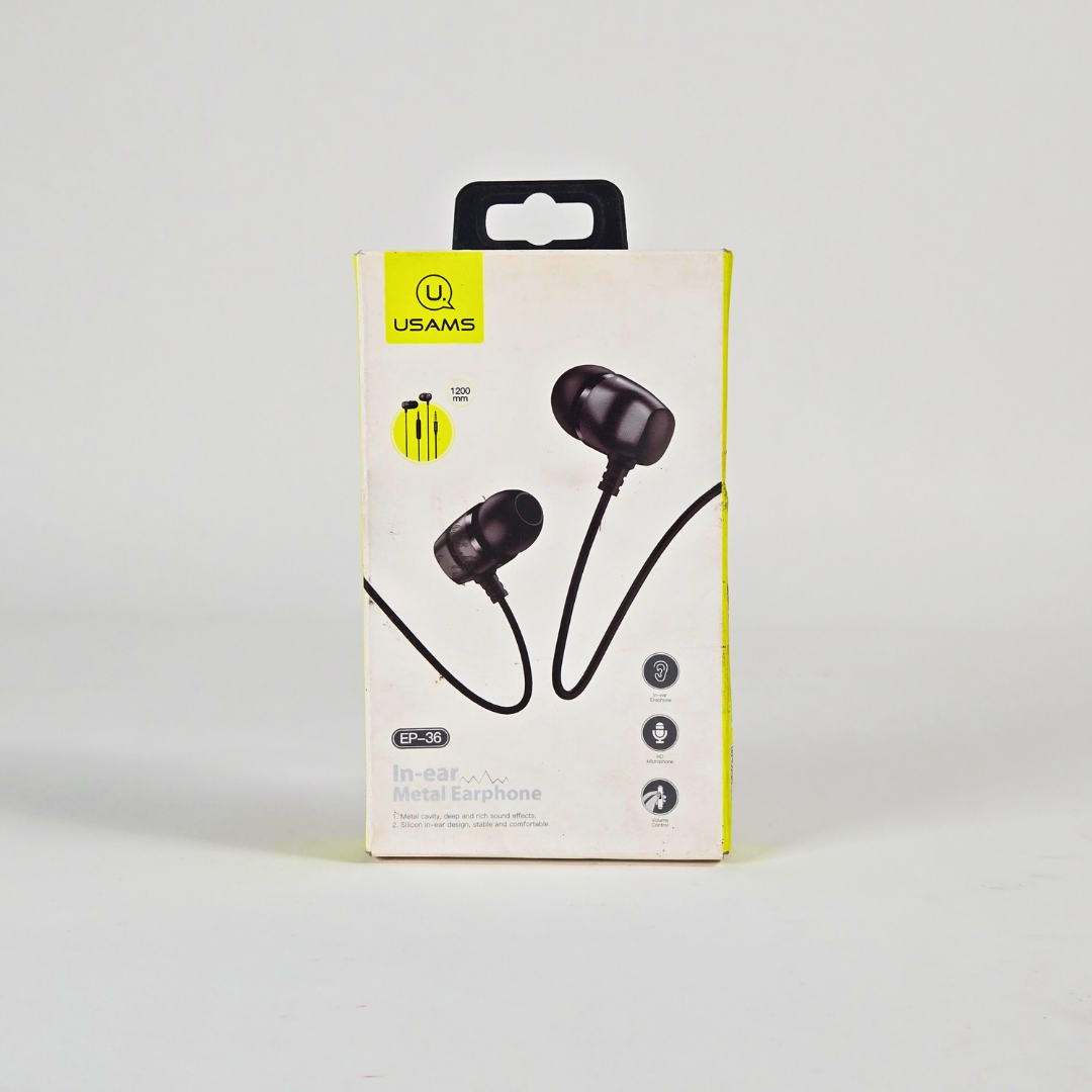 USAMS EP-36 In-ear Metal Earphone US-SJ361